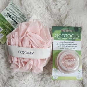 NEW EcoTools Pink Bath Set +Deep Cleansing Brush